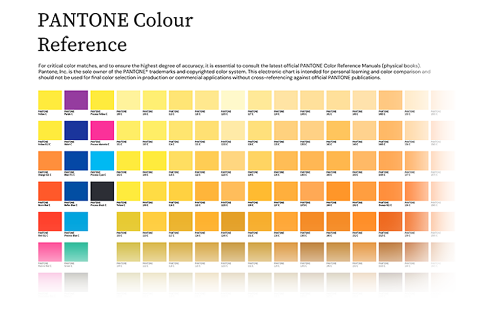 Pantone Colour Chart Cover 5