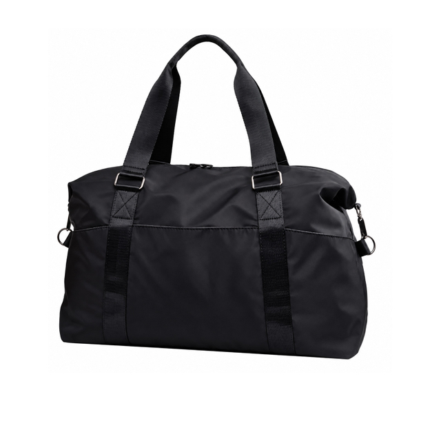 Water-Resistant Oxford Weekender Duffel Bag for Gym and Short Trips